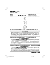 Hitachi WH10DCL Manual de usuario