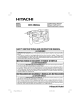 Hitachi DH 25DAL Manual de usuario