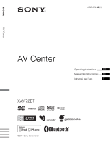 Sony XAV-72BT Instrucciones de operación