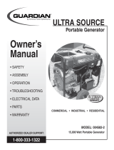 Guardian Technologies ULTRA SOURCE 004582-2 Manual de usuario