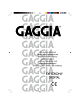 Gaggia SYNCRONY DIGITAL El manual del propietario