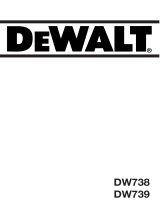 DeWalt DW738 Manual de usuario