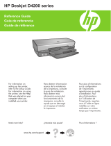 HP Deskjet D4200 Printer series Guia de referencia