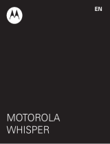 Motorola Whisper Manual de usuario