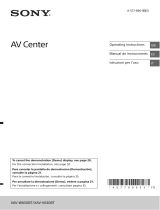 Sony XAV-V630BT Instrucciones de operación