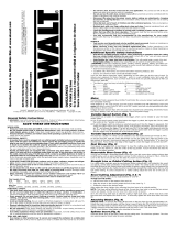 DeWalt DW321 Manual de usuario