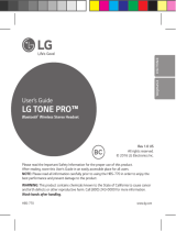 LG HBS-770.AGCNBK Manual de usuario