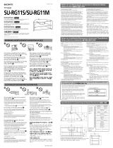 Sony SU-RG11S Manual de usuario
