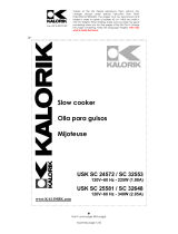 KALORIK SC 25581 Manual de usuario
