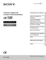 Sony Série SLT-A58 Instrucciones de operación