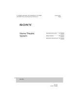 Sony HTRT3 Manual de usuario