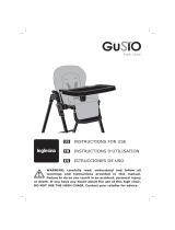 GUSIO Inglesina High Chair Manual de usuario