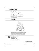 Hitachi CD12F Manual de usuario