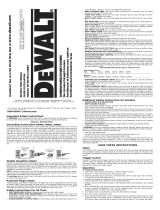 DeWalt dw880 2-1 Manual de usuario