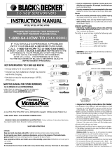 Black & Decker VP720 Manual de usuario