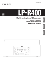 TEAC LPR400 Manual de usuario