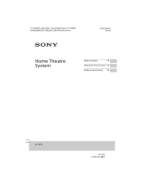 Sony HT-XT3 El manual del propietario