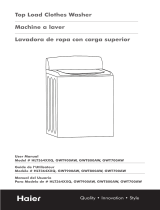 Haier GWT700AW - Genesis Series 27 Washer Manual de usuario