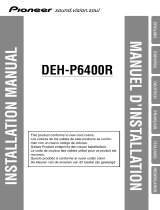 Pioneer DEH-P6400R Guía de instalación