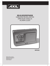 AXIL Despertador digital con vibración Manual de usuario