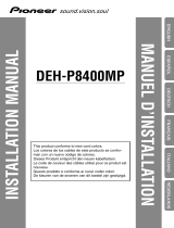 Pioneer DEH-P8400MP El manual del propietario