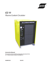 ESAB CC-11 Plasma Coolant Circulator Manual de usuario