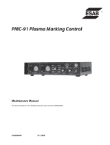 ESAB PMC-91 Plasma Marking Control Manual de usuario