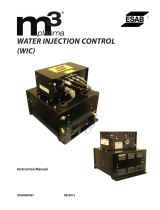 ESAB m3® plasma Water Injection Control Manual de usuario