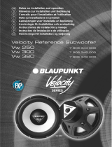 Blaupunkt VELOCITY VW 300 El manual del propietario