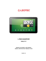 Leotec L-PAD QUANTUM S 8 Manual de usuario