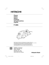 Hitachi Koki F-30A Manual de usuario