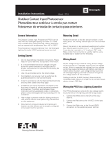 Eaton Outdoor Contact Input Photosensor Guía de instalación