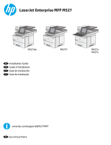 HP LaserJet Enterprise MFP M527 series Guía de instalación