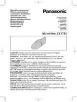 Panasonic EY-3743 El manual del propietario