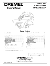Dremel ScrollStation 1830 El manual del propietario