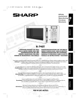 Sharp R-74ST El manual del propietario