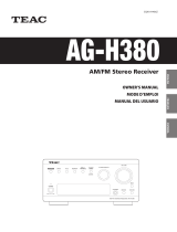 TEAC AG-H380 El manual del propietario