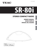 TEAC SR-80i Manual de usuario