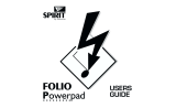 Spirit FOLIO POWERPAD Manual de usuario
