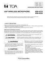 TOA WM-4210 C01 Manual de usuario
