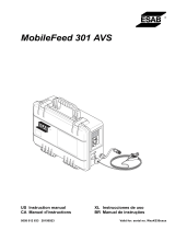 ESAB MobileFeed 301 AVS Manual de usuario