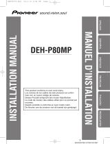 Pioneer DEH-P80MP Manual de usuario