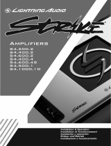 Lightning Audio Strike S4.400.4 Installation & Operation Manual