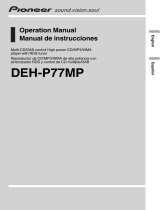 Pioneer DEH-P77MP Manual de usuario