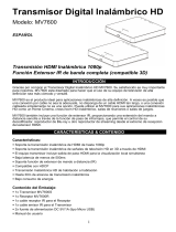 Engel AVPLUS-HD Transmisor Digital Inalámbrico HD Manual de usuario