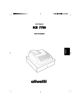 Olivetti ECR 7700 El manual del propietario