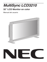 NEC MultiSync® LCD3210 El manual del propietario