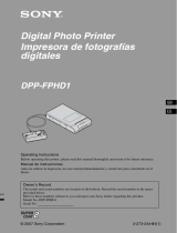 Sony DPP-FPHD1 Manual de usuario