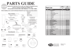 Hunter Fan 23797 Parts Guide