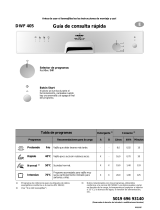 IKEA DWF 405 B Program Chart
